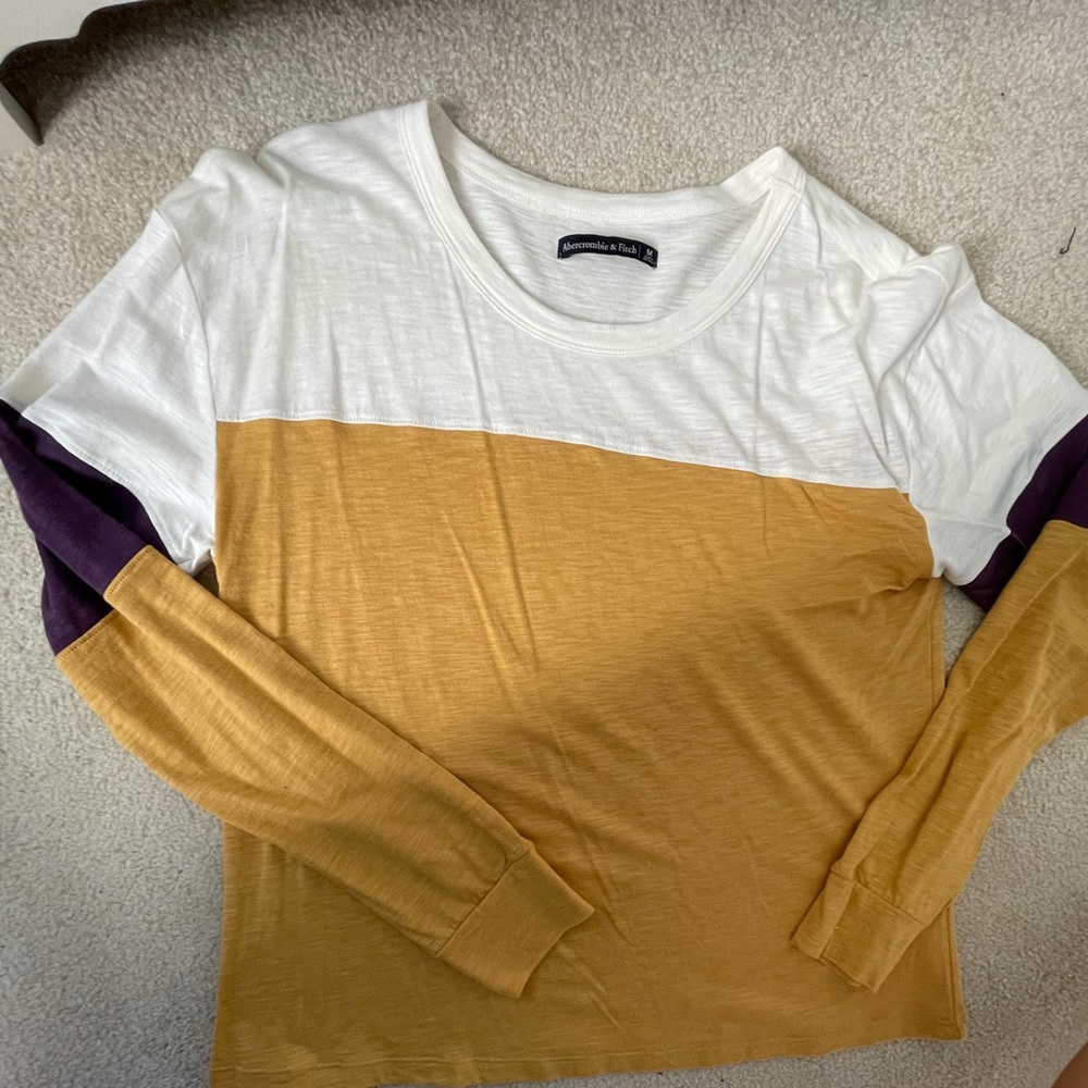 Abercrombie and Fitch multi color long sleeve